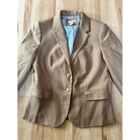 J. Crew Factory Tan Blazer - Picture 2 of 11